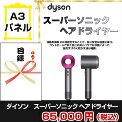 ダイソン スーパーソニック ヘアドライヤー 景品パネル&引換券付き目録