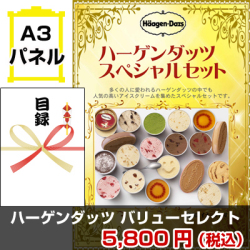 ハーゲンダッツ バリューセレクト 景品パネル&引換券付き目録
