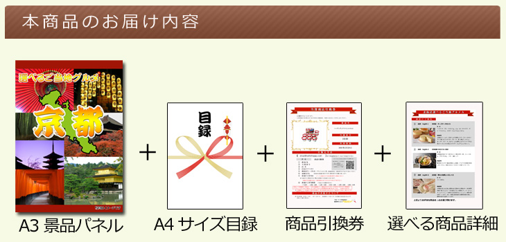京都選べるご当地グルメ お届け内容